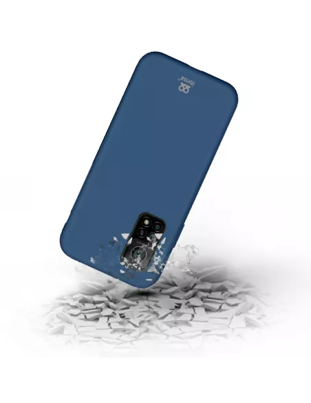 Xiaomi Mi 10T Pro Coque Liquid Silicone Soft Touch bleu + Verre Tre...