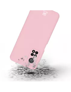 Xiaomi Mi 10T Pro Coque Liquid Silicone Soft Touch rose + Verre Tre... 2