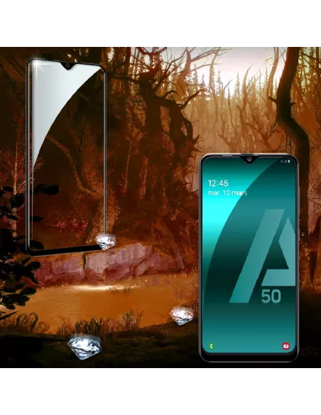 Samsung A50 - Protection écran intégrale iGuard Diamond- 5D | Ibroz