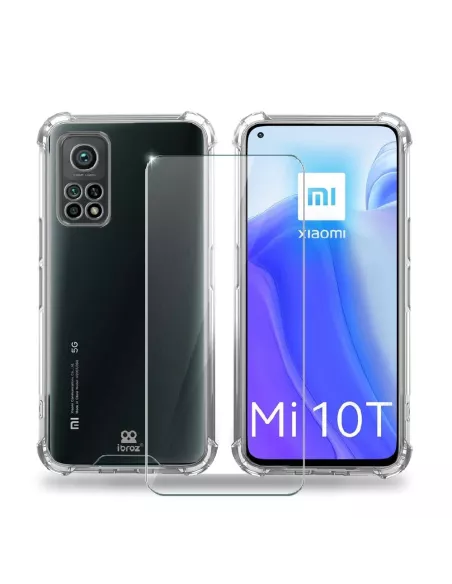 Xiaomi Mi 10T Pack Coque antichocs + Protection écran 9H | Ibroz