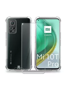 Xiaomi Mi 10T Pro Pack Coque antichocs + Protection écran 9H | Ibroz