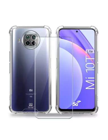 Xiaomi Mi 10T Lite Pack Coque antichocs + Protection écran 9H | Ibroz