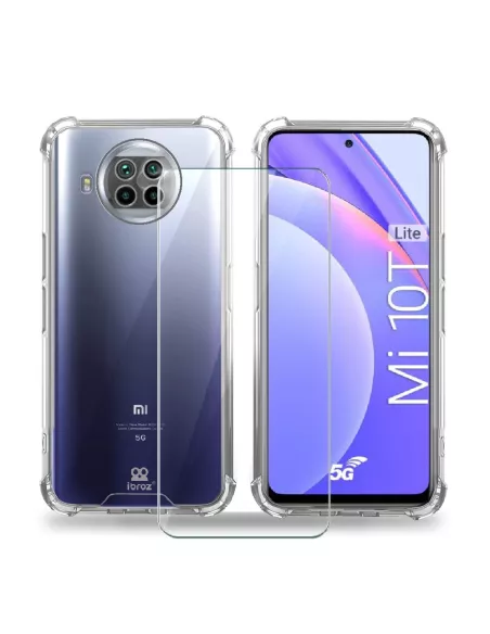 Xiaomi Mi 10T Lite Shockproof Case + Screen Protector Pack 9H | Ibroz