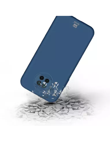 Xiaomi Mi 10T Lite Liquid Silicone Soft Touch Case blue + Tr...