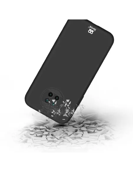 Xiaomi Mi 10T Lite Coque Liquid Silicone Soft Touch noir + Verre Tr...