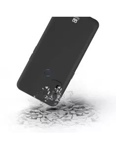 Oppo A53s Coque Liquid Silicone + Verre Trempé 9H - Black | Ibroz 2