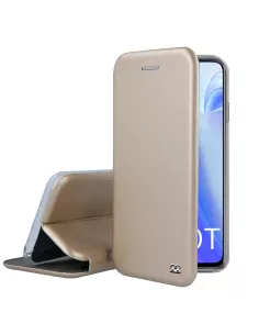 Xiaomi Mi 10T Etui Cuir Folio CLAM - Gold | Ibroz