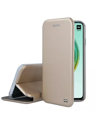 Xiaomi Mi 10T Pro Etui Cuir Folio CLAM - Gold | Ibroz