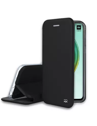Xiaomi Mi 10T Pro Etui Cuir Folio CLAM - Noir | Ibroz