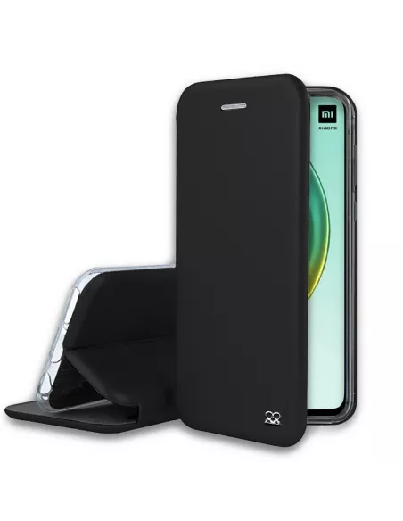 Xiaomi Mi 10T Pro Etui Cuir Folio CLAM - Noir | Ibroz