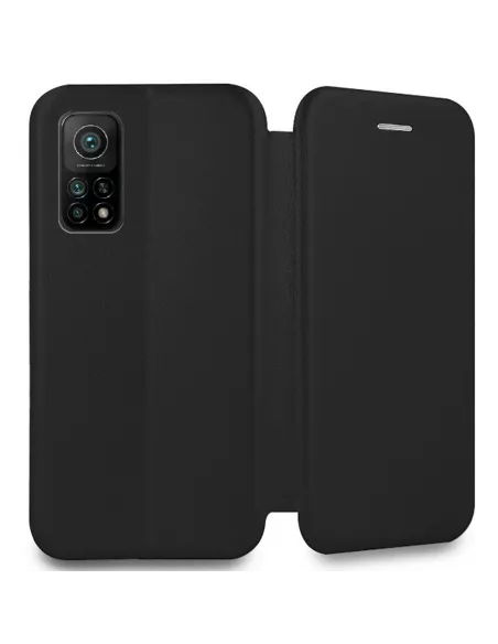 Xiaomi Mi 10T Pro Etui Cuir Folio CLAM - Noir | Ibroz