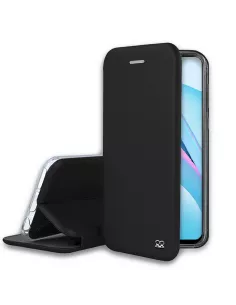 Xiaomi Mi 10T Lite Etui Cuir Folio CLAM - Noir | Ibroz