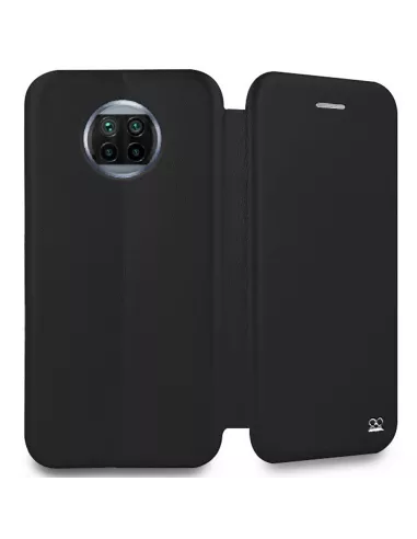 Xiaomi Mi 10T Lite Leather Case Folio CLAM - Black | Ibroz