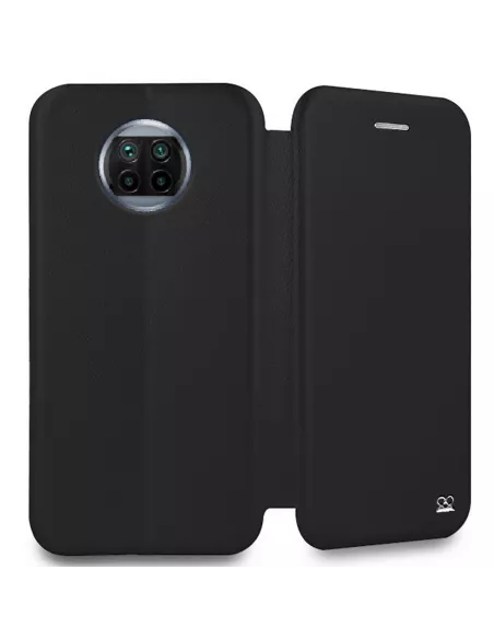 Xiaomi Mi 10T Lite Leather Case Folio CLAM - Black | Ibroz