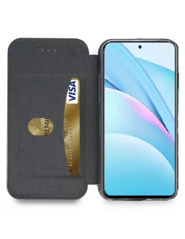 Xiaomi Mi 10T Lite Etui Cuir Folio CLAM - Rose Gold | Ibroz