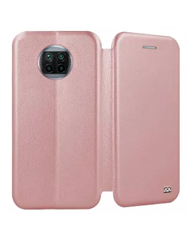 Xiaomi Mi 10T Lite Leather Case Folio CLAM - Rose Gold | Ibroz