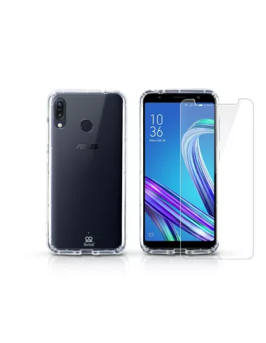 Zenfone Max Plus M1 (ZB570TL) Pack Coque antichocs + Protection écr...