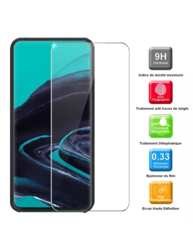 Oppo Reno 2 Coque Liquid Silicone + Verre Trempé + Noir | Ibroz
