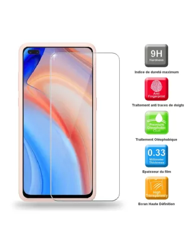 Oppo Reno 4 Pro (5G) Case Liquid Silicone Soft Touch + Pink | Ibroz