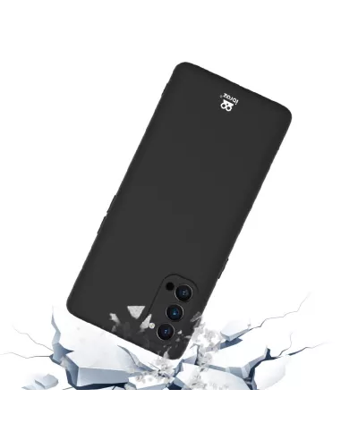Oppo Reno 4 Pro (5G) Case Liquid Silicone Soft Touch + Black | Ibroz