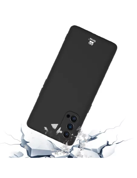 Oppo Reno 4 Pro (5G) Case Liquid Silicone Soft Touch + Black | Ibroz