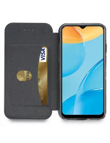 Oppo A15 Etui Cuir Folio Clam - Rose Gold | Ibroz