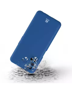 Oppo A72 Coque Liquid Silicone Soft Touch - Bleu | Ibroz 2