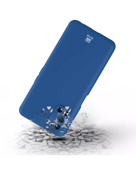 Oppo A72 Liquid Silicone Soft Touch Case - Blue | Ibroz