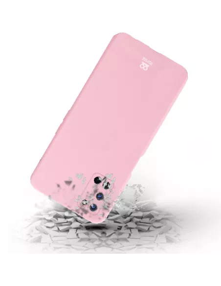 Oppo A72 Coque Liquid Silicone Soft Touch - Rose | Ibroz