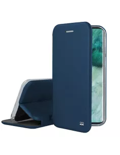 Oppo Find X2 Pro Leather Case Folio Clam + Blue | Ibroz