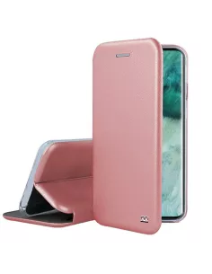 Oppo Find X2 Pro Leather Case Folio Clam + Rose Gold | Ibroz