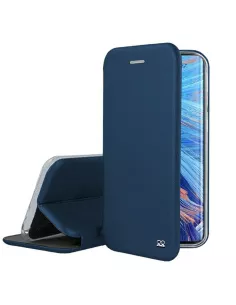 Oppo Find X2 Neo Leather Case Folio Clam - Blue | Ibroz