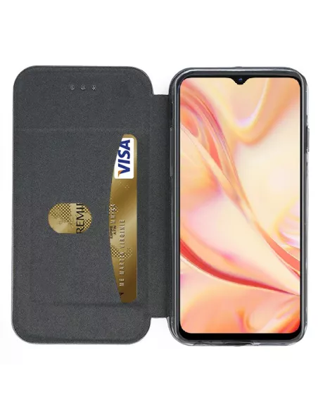 Oppo Find X2 Lite Leather Case Folio Clam - Rose Gold | Ibroz