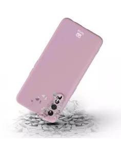 Oppo Find X2 Lite Coque Liquid Silicone Soft Touch - Rose | Ibroz 2