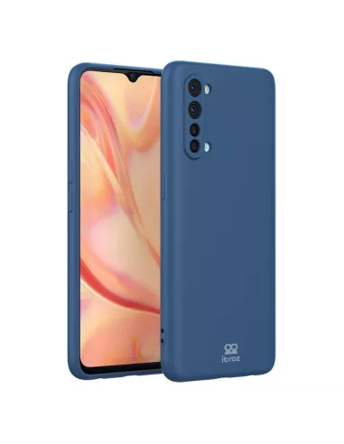 Oppo Find X2 Lite Coque Liquid Silicone Soft Touch - Bleu | Ibroz