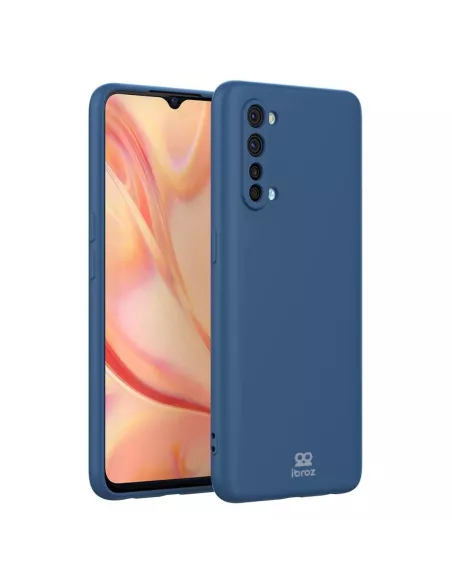 Oppo Find X2 Lite Coque Liquid Silicone Soft Touch - Bleu | Ibroz