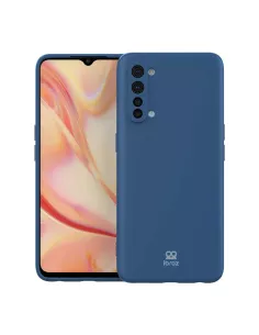 Oppo Find X2 Lite Coque Liquid Silicone Soft Touch - Bleu | Ibroz