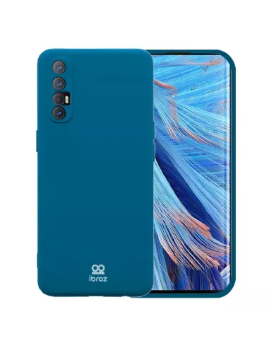 Oppo Find X2 Neo Coque Liquid Silicone Soft Touch - Bleu | Ibroz