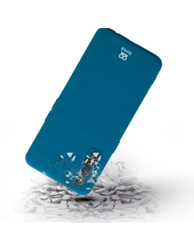 Oppo Find X2 Neo Coque Liquid Silicone Soft Touch - Bleu | Ibroz