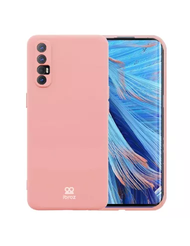 Oppo Find X2 Neo Coque Liquid Silicone Soft Touch - Rose | Ibroz