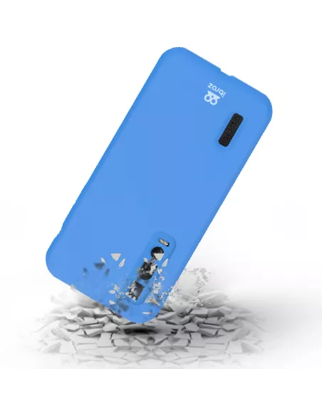 Oppo Find X2 Pro Liquid Silicone Soft Touch Case - Blue | Ibroz