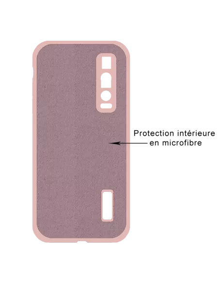 Oppo Find X2 Pro Coque Liquid Silicone Soft Touch - Rose | Ibroz