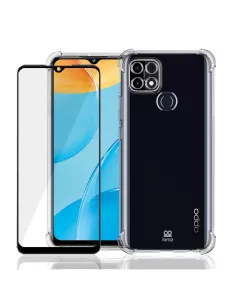 Oppo A15 Pack Coque antichocs + Protection écran 9H | Ibroz