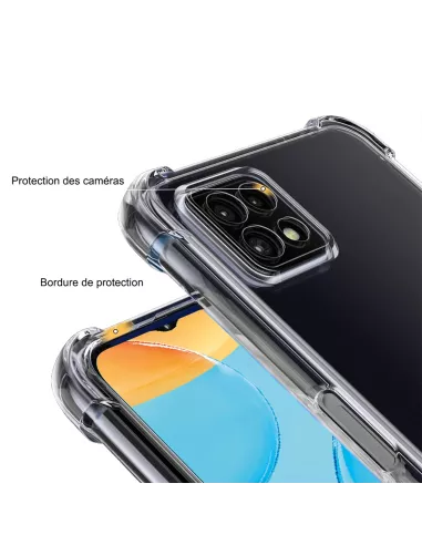 Oppo A15 Pack Coque antichocs + Protection écran 9H | Ibroz