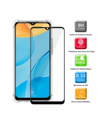 Oppo A15 Pack Shockproof Case + Screen Protector 9H | Ibroz
