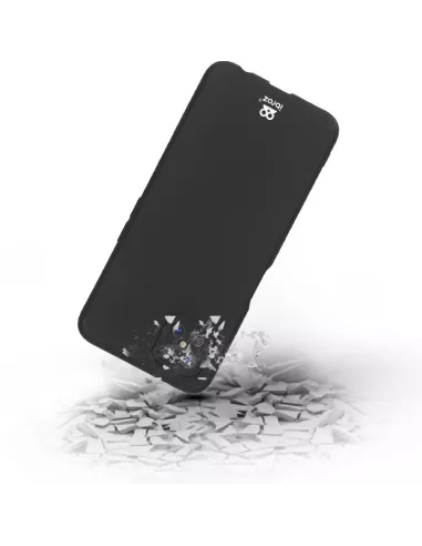 Oppo Reno 4Z (5G) Coque Liquid Silicone Soft Touch noir + Protectio...