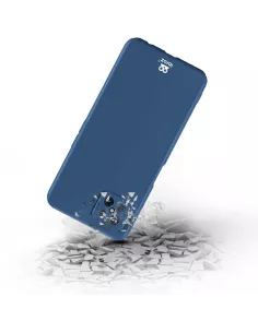 Oppo Reno 4Z (5G) Case Liquid Silicone Soft Touch blue + Protective... 2