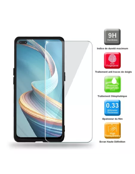 Oppo Reno 4Z (5G) Case Liquid Silicone Soft Touch blue + Protective...