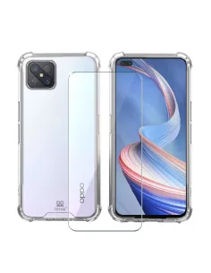 Oppo Reno 4Z (5G) - Shockproof Case + Screen Protector Pack 9H | Ibroz