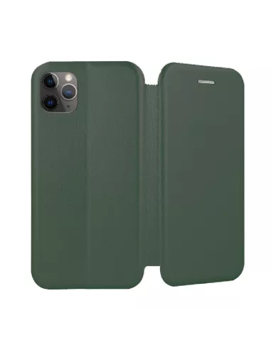 iPhone 11 Pro Etui Cuir Folio + Protection écran Verre Trempé 9H - ...